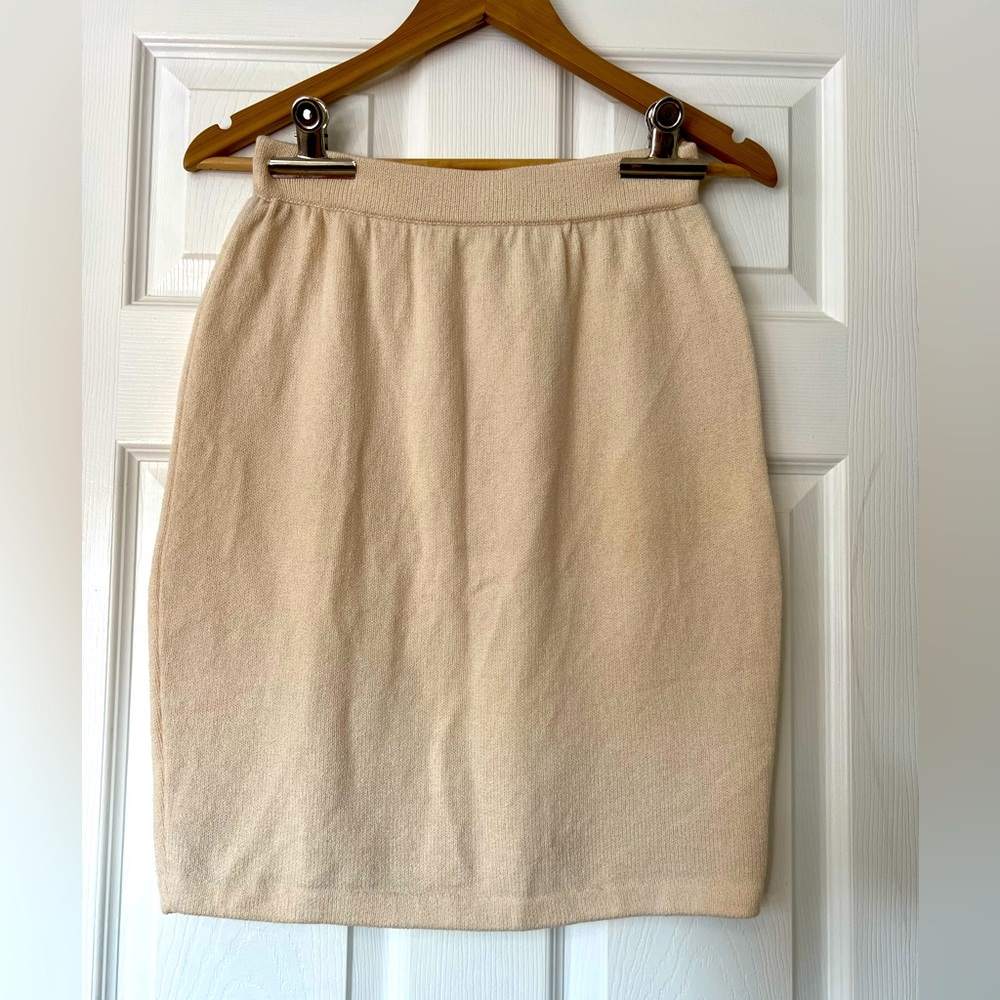 St John Basics Wool Blend Knit Skirt size 4